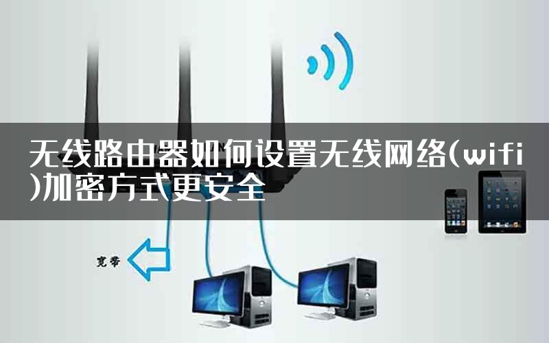 无线路由器如何设置无线网络(wifi)加密方式更安全