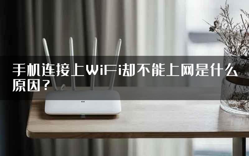 手机连接上WiFi却不能上网是什么原因？