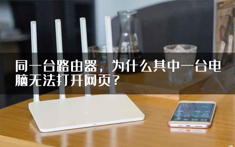 同一台路由器，为什么其中一台电脑无法打开网页？