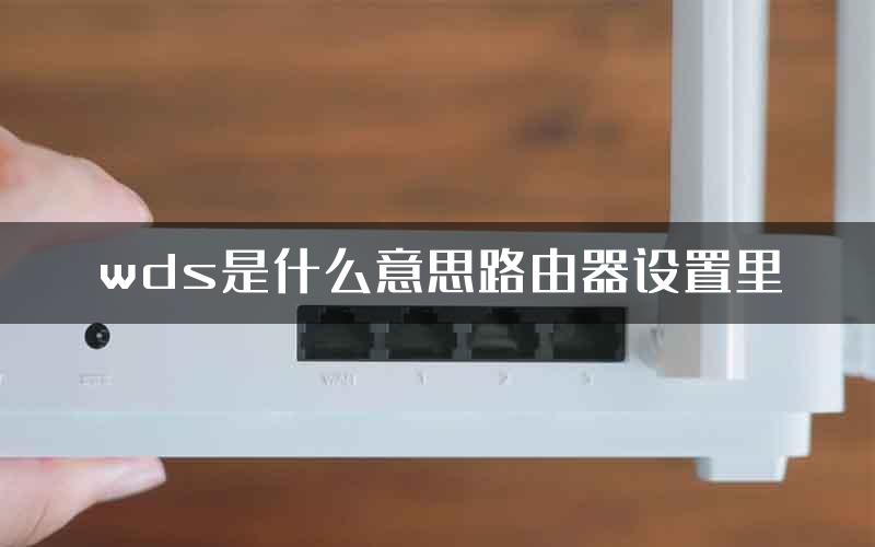 wds是什么意思路由器设置里