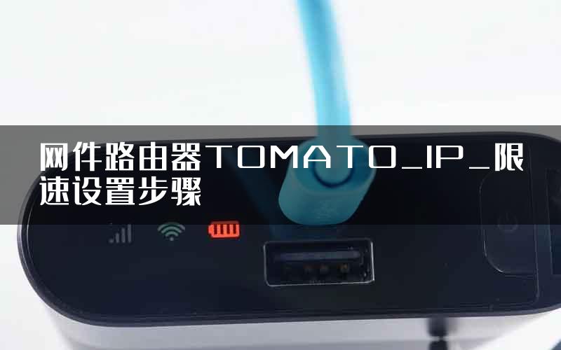 网件路由器TOMATO_IP_限速设置步骤