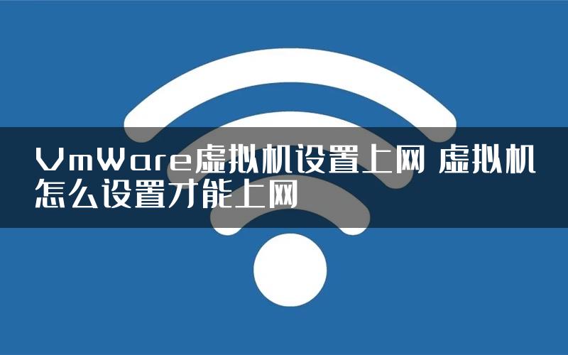 VmWare虚拟机设置上网 虚拟机怎么设置才能上网