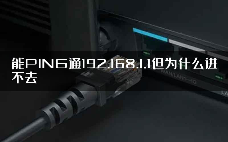 能PING通192.168.1.1但为什么进不去