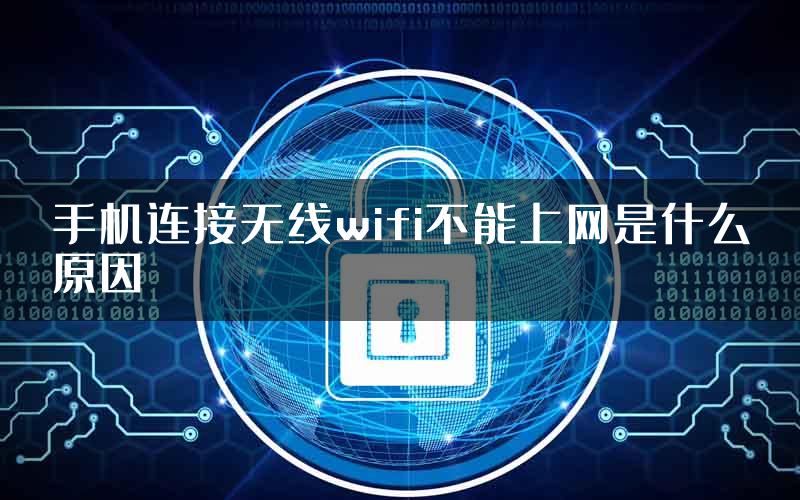 手机连接无线wifi不能上网是什么原因