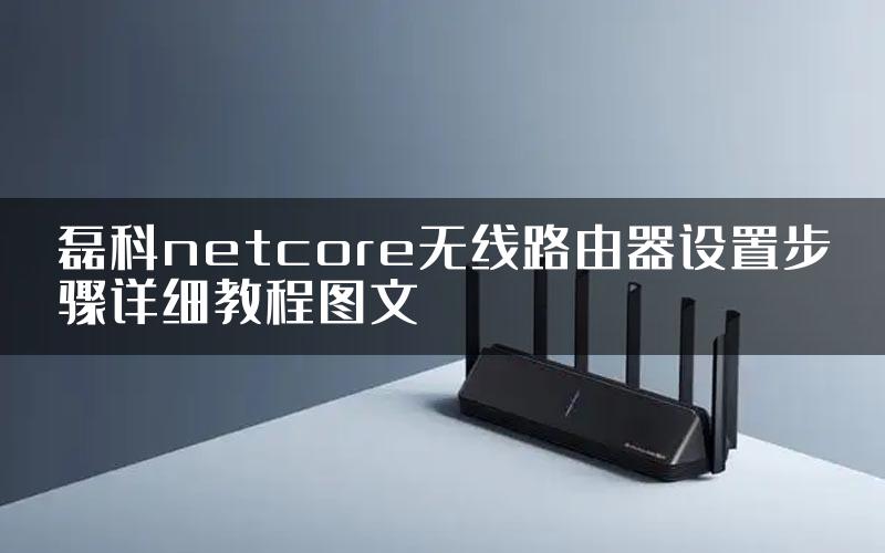 磊科netcore无线路由器设置步骤详细教程图文