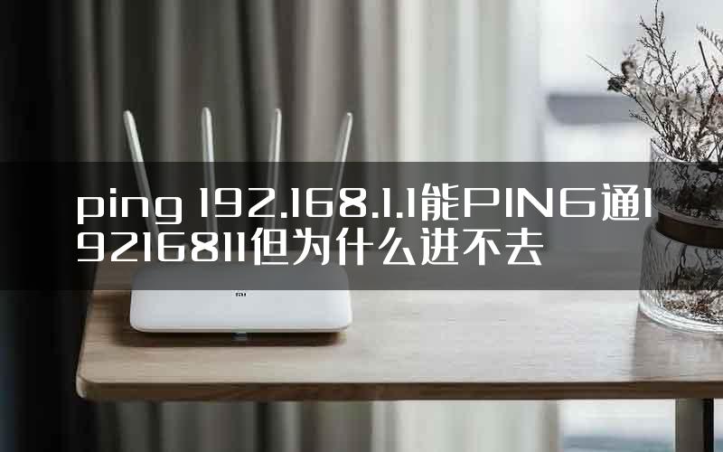 ping 192.168.1.1能PING通19216811但为什么进不去