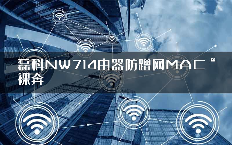 磊科NW714由器防蹭网MAC“裸奔