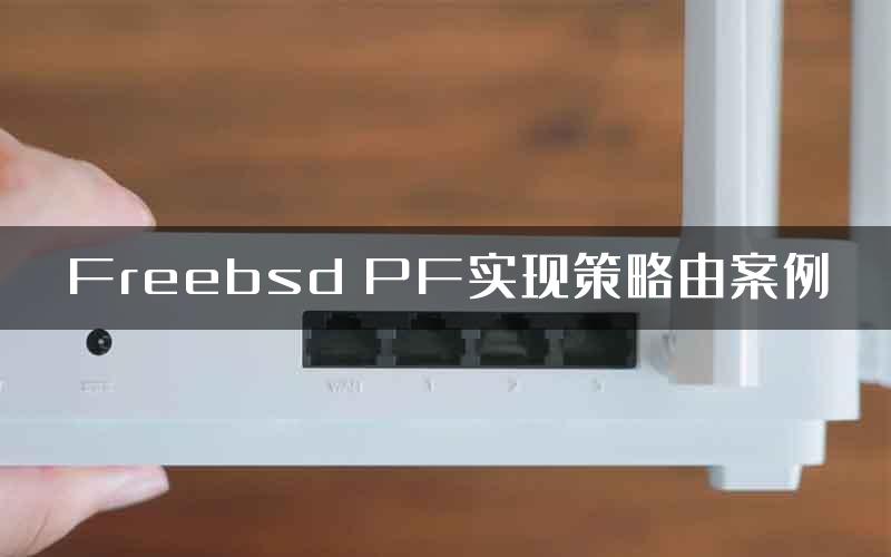 Freebsd PF实现策略由案例