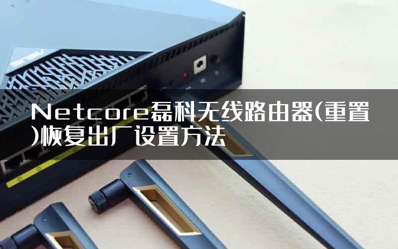 Netcore磊科无线路由器(重置)恢复出厂设置方法