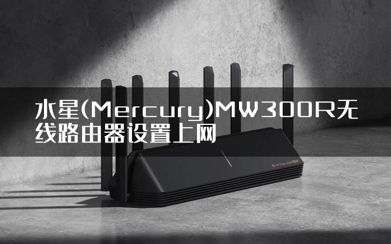 水星(Mercury)MW300R无线路由器设置上网