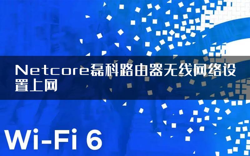 Netcore磊科路由器无线网络设置上网