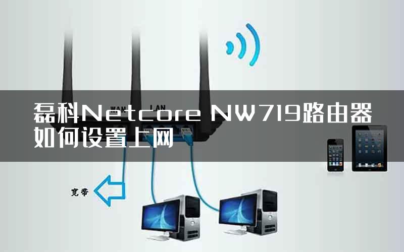 磊科Netcore NW719路由器如何设置上网