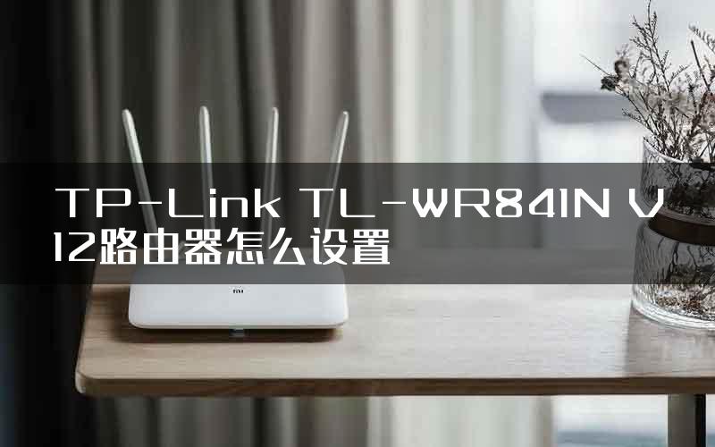 TP-Link TL-WR841N V12路由器怎么设置