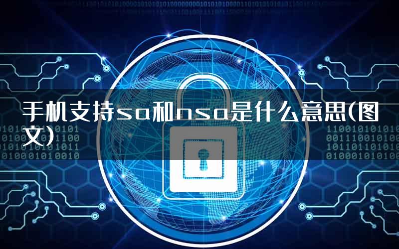 手机支持sa和nsa是什么意思(图文)