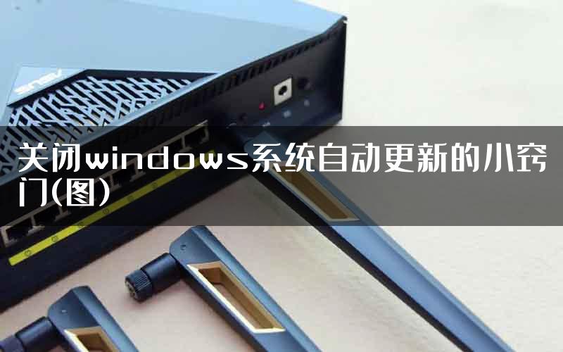 关闭windows系统自动更新的小窍门(图)