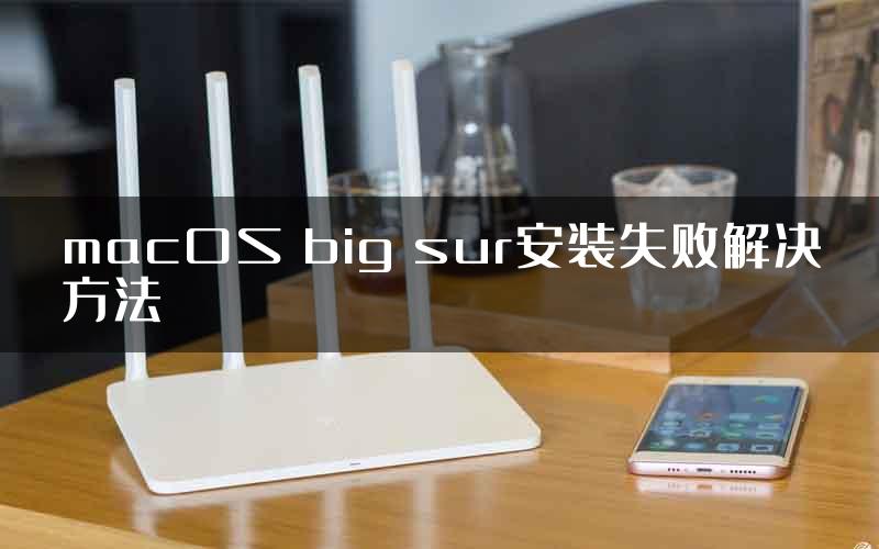 macOS big sur安装失败解决方法