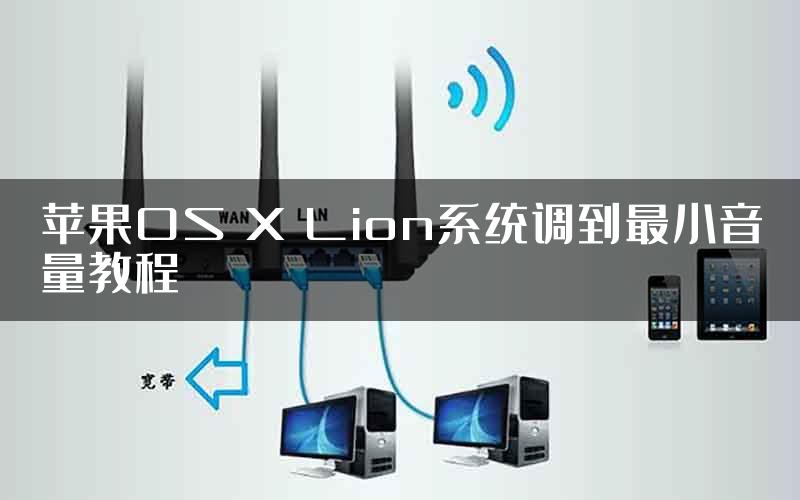 苹果OS X Lion系统调到最小音量教程