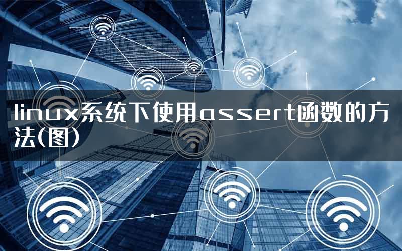 linux系统下使用assert函数的方法(图)