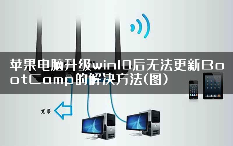 苹果电脑升级win10后无法更新BootCamp的解决方法(图)