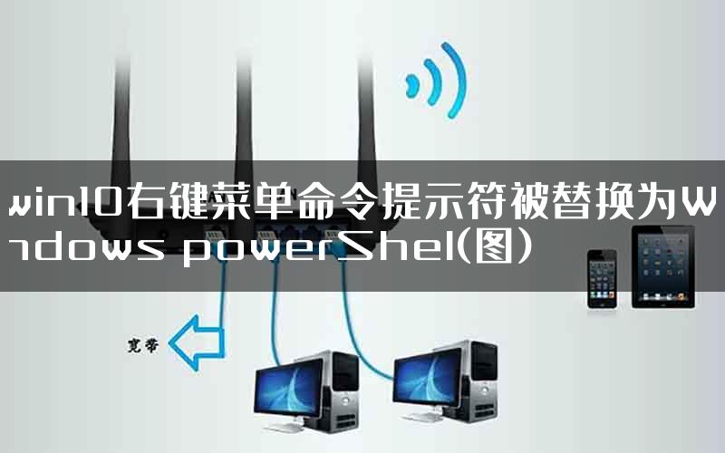 win10右键菜单命令提示符被替换为Windows powerShel(图)