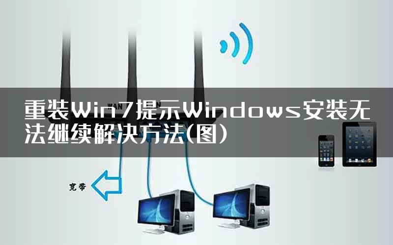 重装Win7提示Windows安装无法继续解决方法(图)