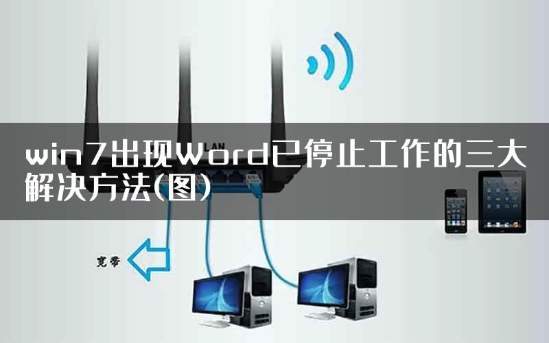 win7出现Word已停止工作的三大解决方法(图)