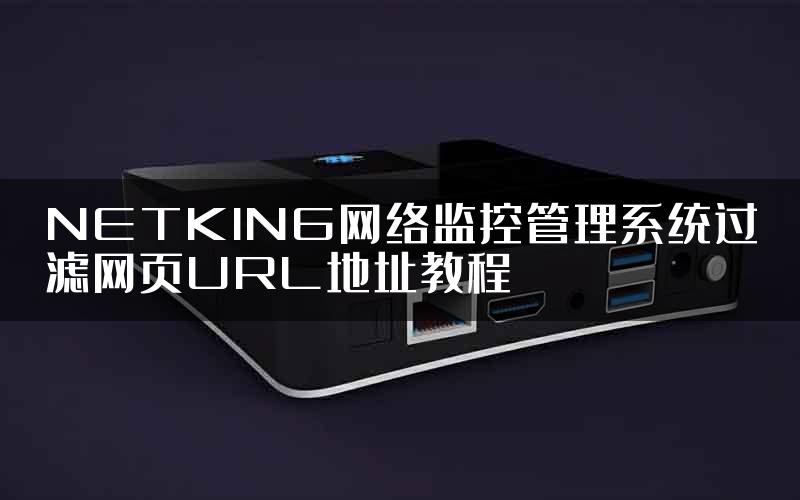 NETKING网络监控管理系统过滤网页URL地址教程