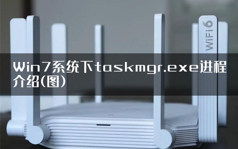 Win7系统下taskmgr.exe进程介绍(图)