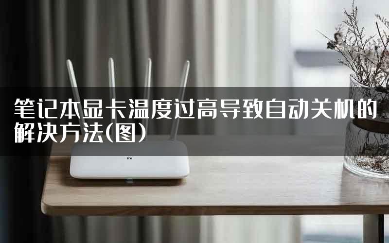 笔记本显卡温度过高导致自动关机的解决方法(图)