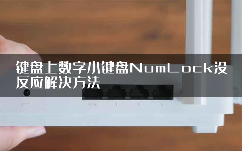 键盘上数字小键盘NumLock没反应解决方法