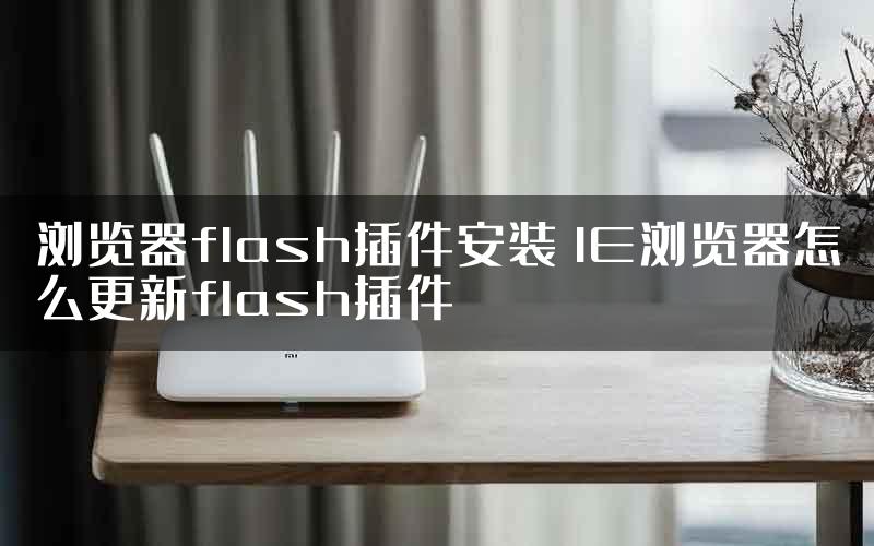 浏览器flash插件安装 IE浏览器怎么更新flash插件