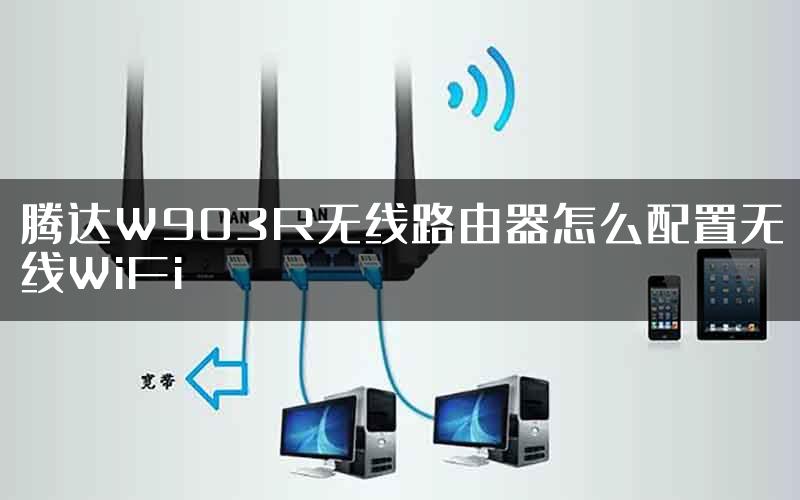 腾达W903R无线路由器怎么配置无线WiFi