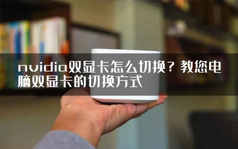 nvidia双显卡怎么切换？教您电脑双显卡的切换方式