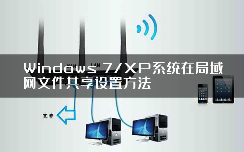 Windows 7/XP系统在局域网文件共享设置方法