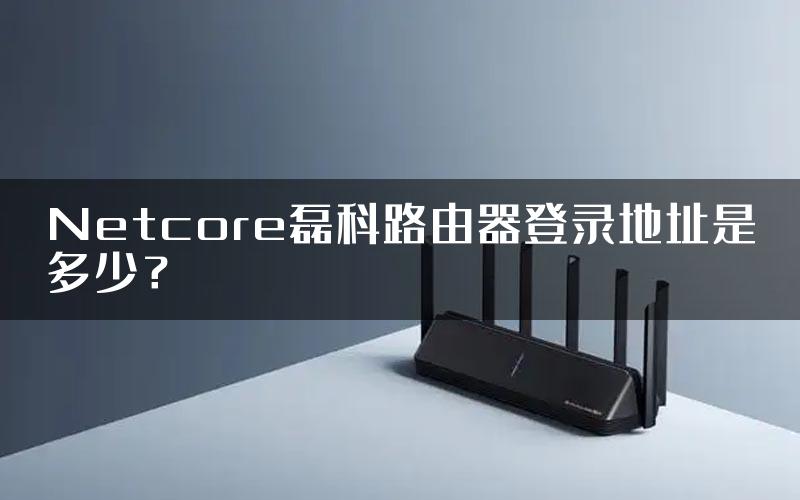 Netcore磊科路由器登录地址是多少？