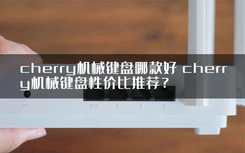 cherry机械键盘哪款好 cherry机械键盘性价比推荐？