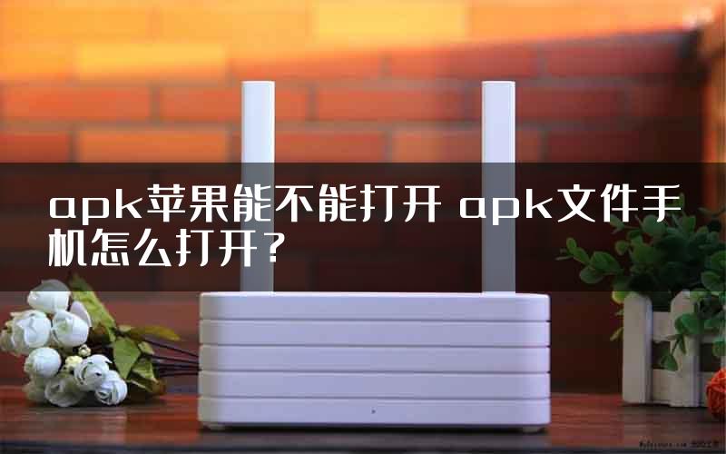 apk苹果能不能打开 apk文件手机怎么打开？