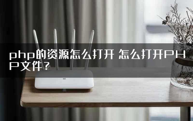 php的资源怎么打开 怎么打开PHP文件？