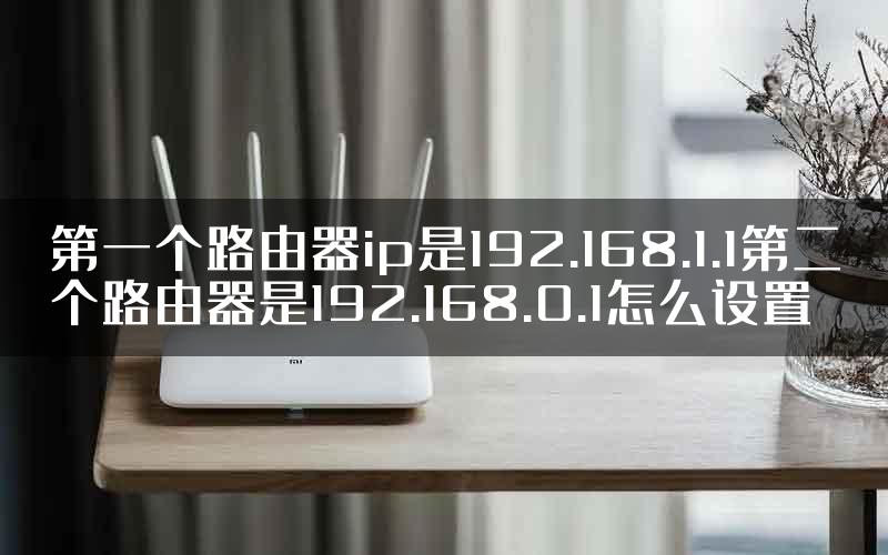 第一个路由器ip是192.168.1.1第二个路由器是192.168.0.1怎么设置