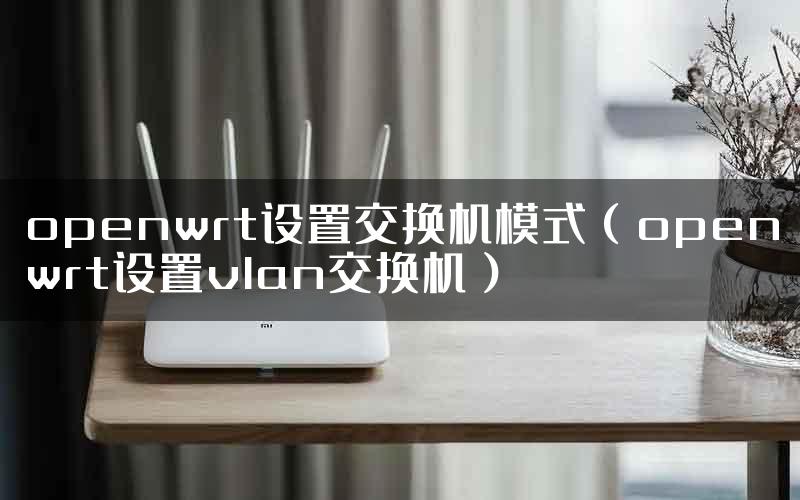 openwrt设置交换机模式（openwrt设置vlan交换机）