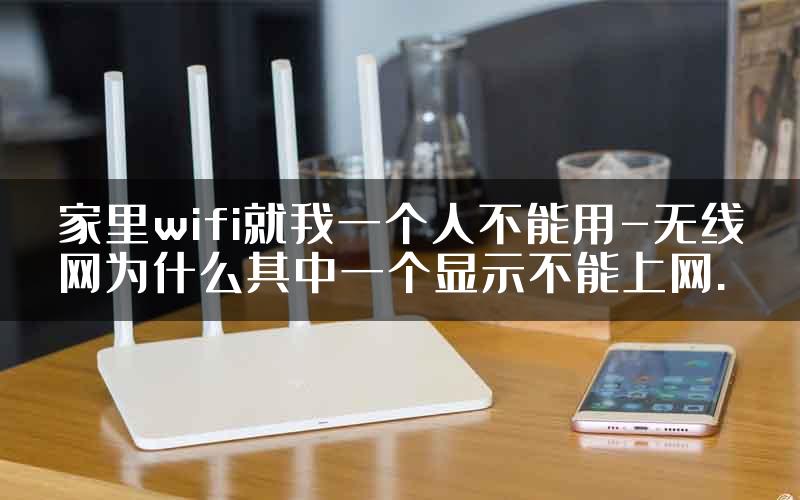 家里wifi就我一个人不能用-无线网为什么其中一个显示不能上网.